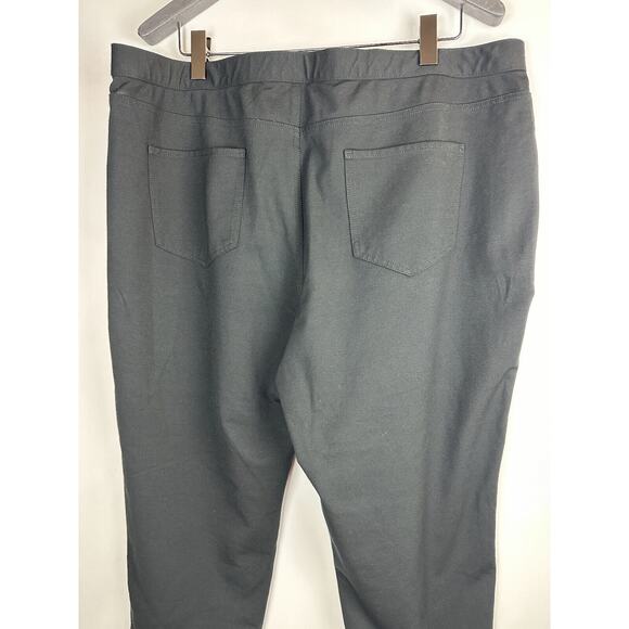 J. Jill Ponte Slim Leg Pull On Pants Stretch Elastic Waist Women's Plus Size 3X - Picture 8 of 9